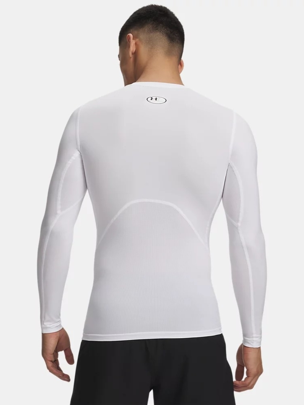 Under Armour Compression Long Sleeve Heat Gear Men’s White Rash Guard